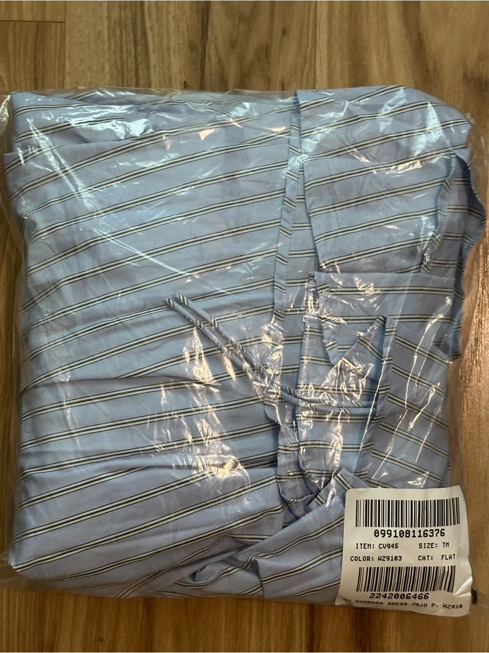 J. Crew Women’s Tall Smocked Halter Dress Stripe Blue Medium M Tall MT Maxi Midi